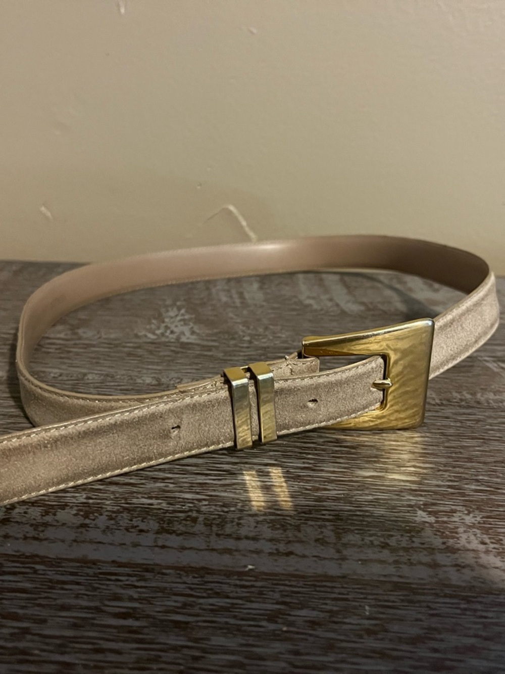 Vintage Genuine Leather Belt Size M-L